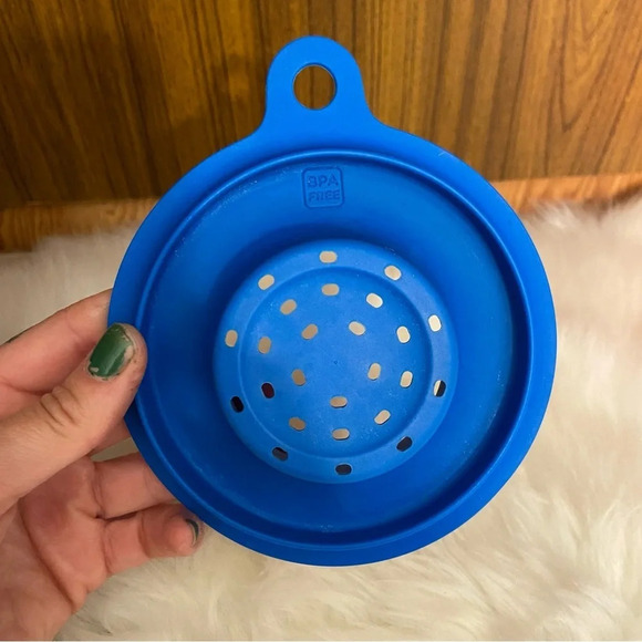 BNWOT Evolution micro-pop microwave popcorn popper in blue - Picture 7 of 11